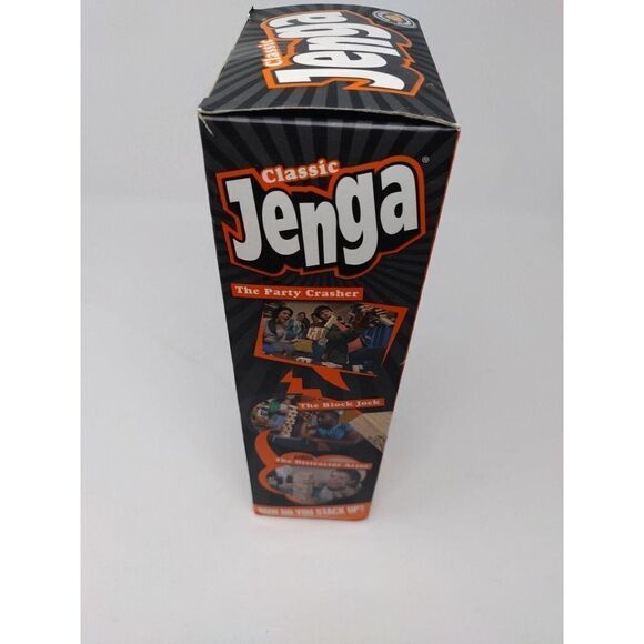 Hasbro Classic Jenga Game - A2120 How Do You Stack UP? Ages 6+ FUN 4 1 or more - Picture 2 of 6